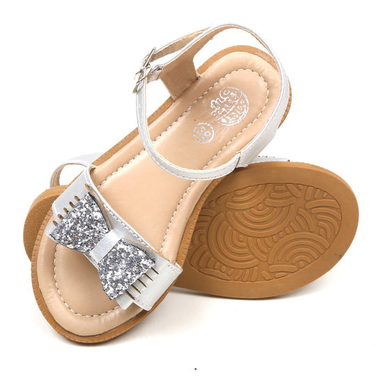 Girls Sandal 909-19- SILVER