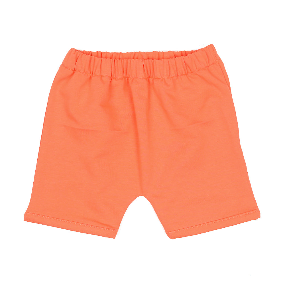 Knitted Star Short For Girls - Peach