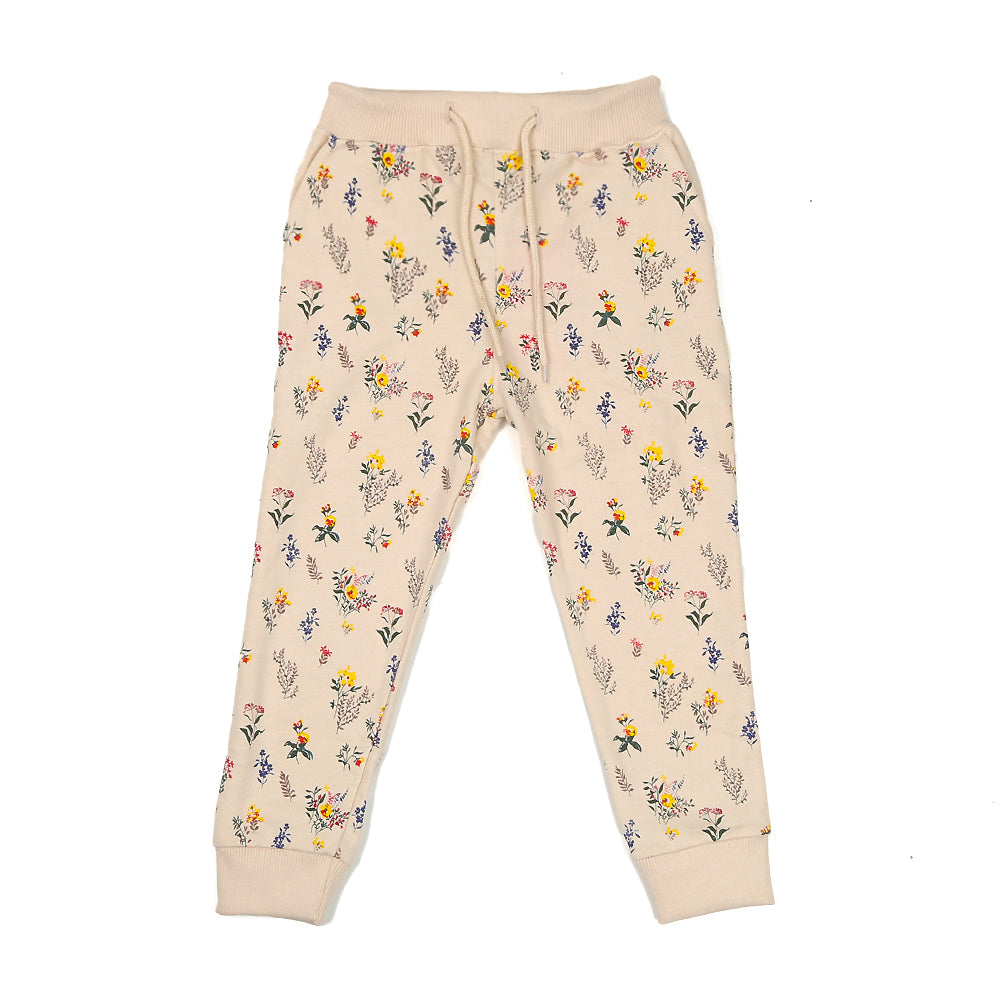 Girls Pajama Flower - Ecru