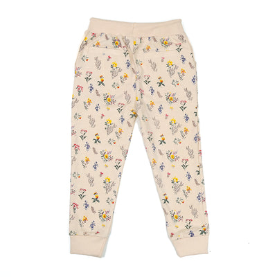 Girls Pajama Flower - Ecru