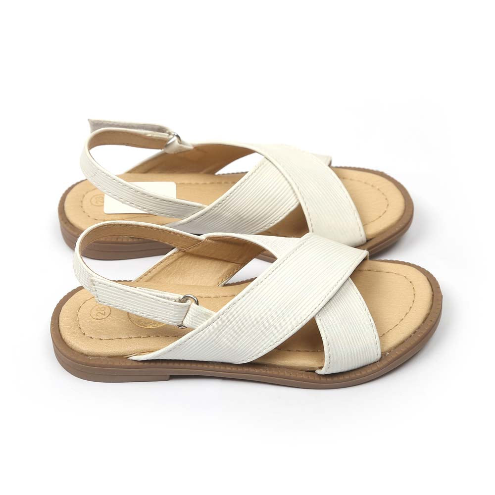 Casual Stylish Sandal For Girls - White (RF-2)