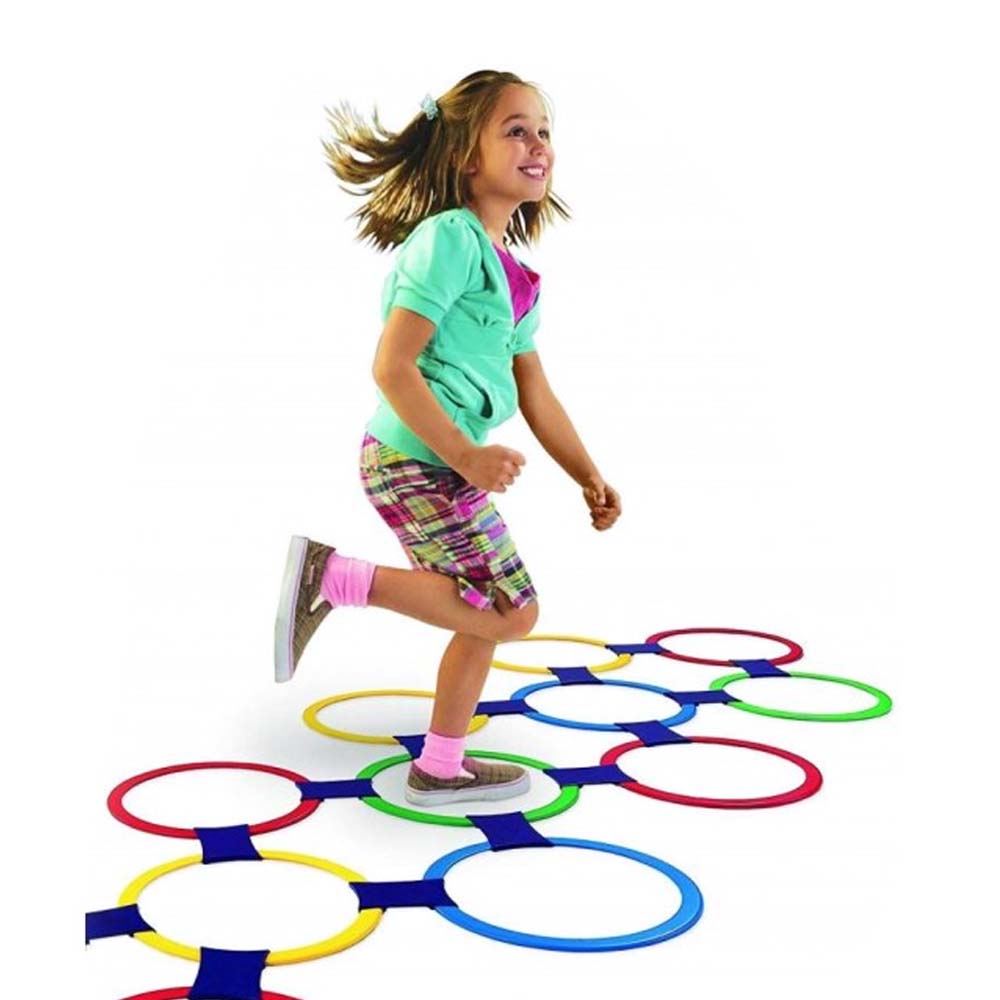 Twister Game Hopscotch Active Indoor Play - Multi Color