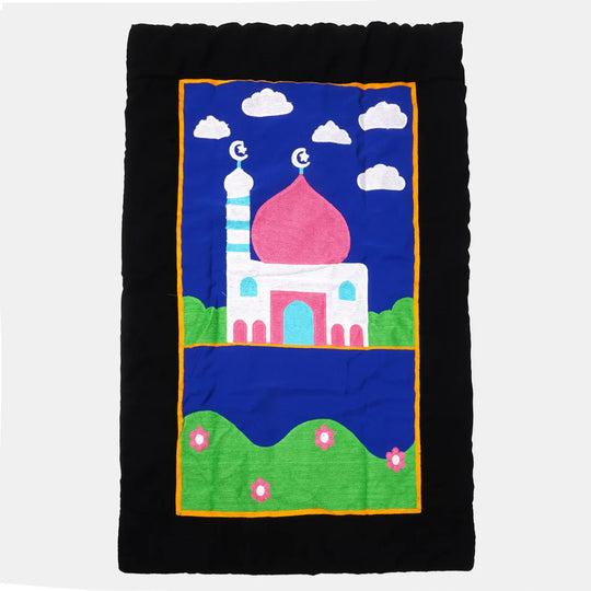 Kids Islamic Prayer Mat - Royal Blue