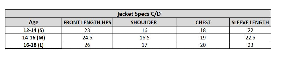 Teens Boys Denim Jacket Indigo Zipper - Navy Blue