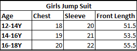 Teens Girls Jumpsuit - Multi Stripes