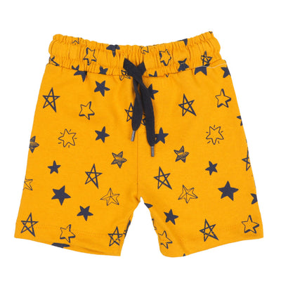 Infant Boys Knitted Short STAR - Citrus