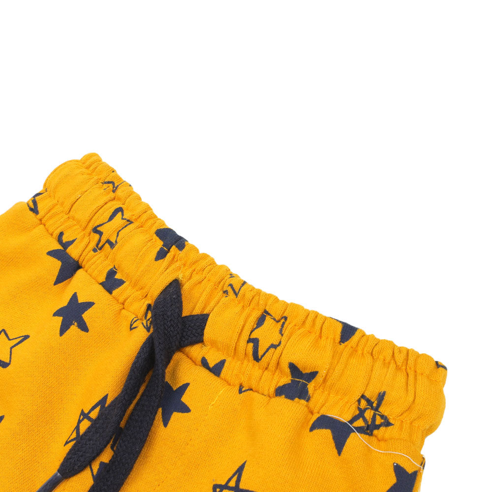 Infant Boys Knitted Short STAR - Citrus