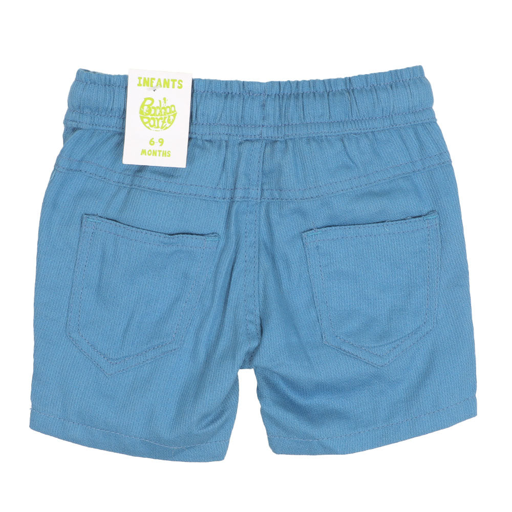 Infants Boys Short Cotton Basic S2 - Blue Heave