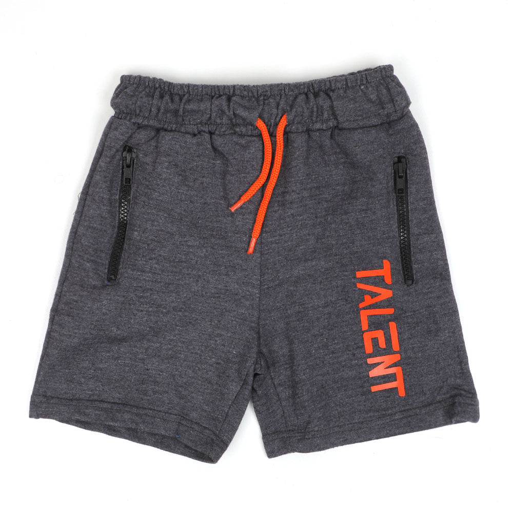 Boys knitted Short TALENT - CHARCOAL
