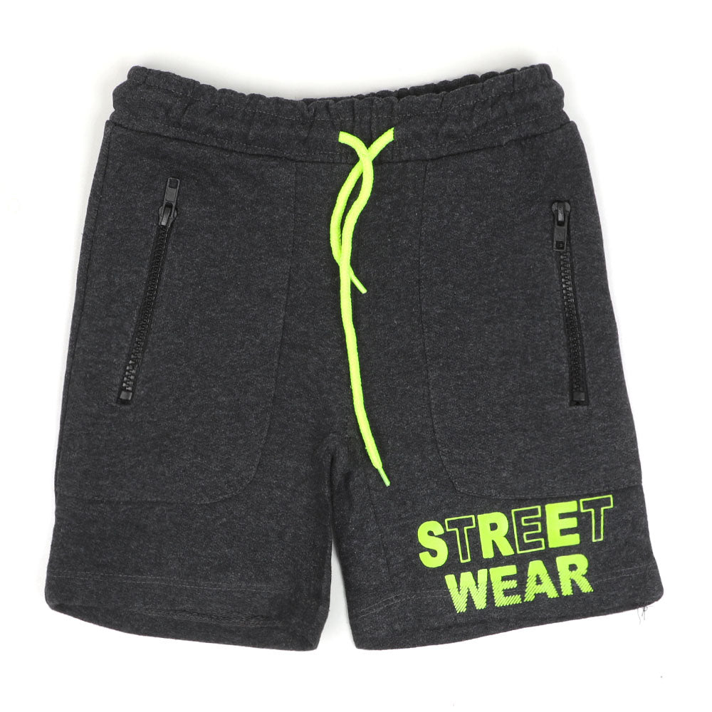 Boys Knitted Short STREETWEAR - CHARCOAL