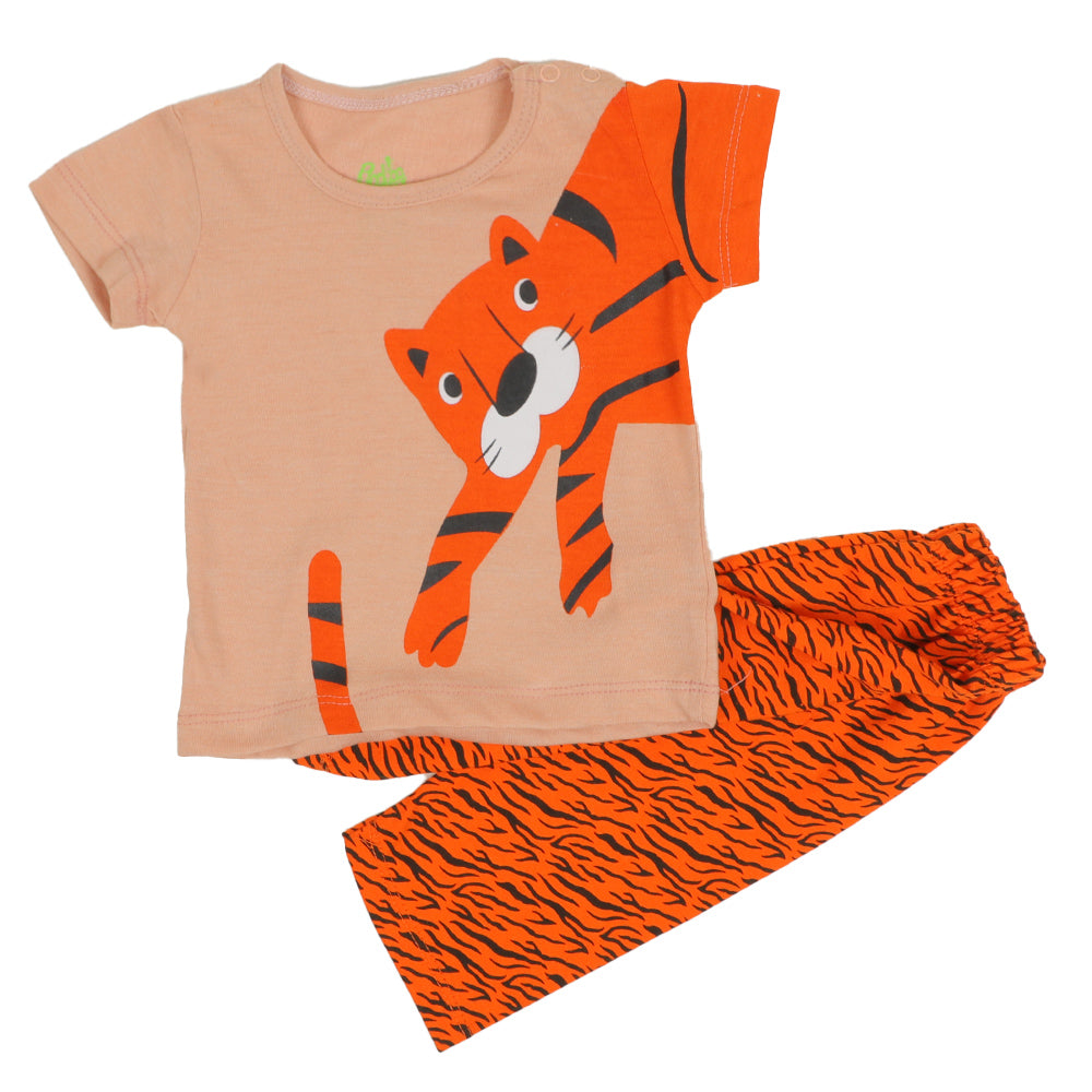 Infant Boys Knitted Night Wear Tiger