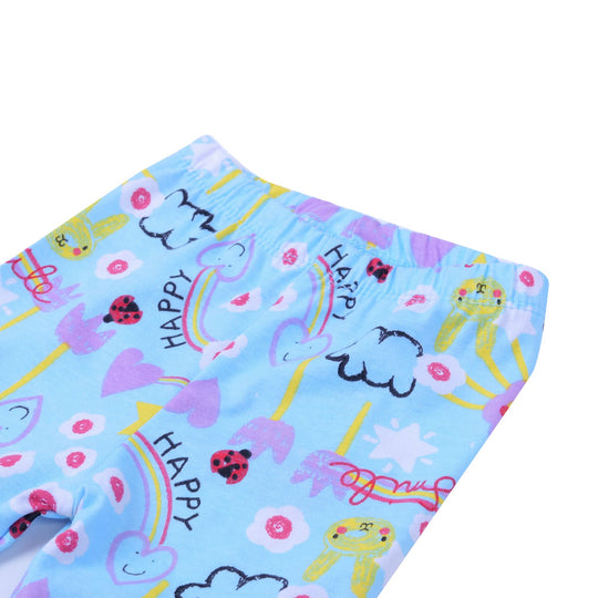 Infant Girls Tights Printed Happy Days -Printed