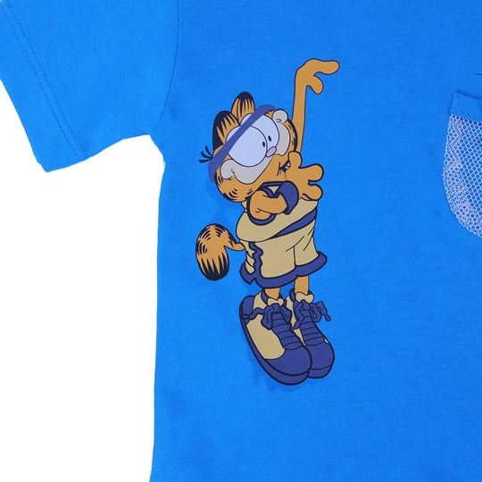 Infant Boys Cotton T-Shirt Character - Blue