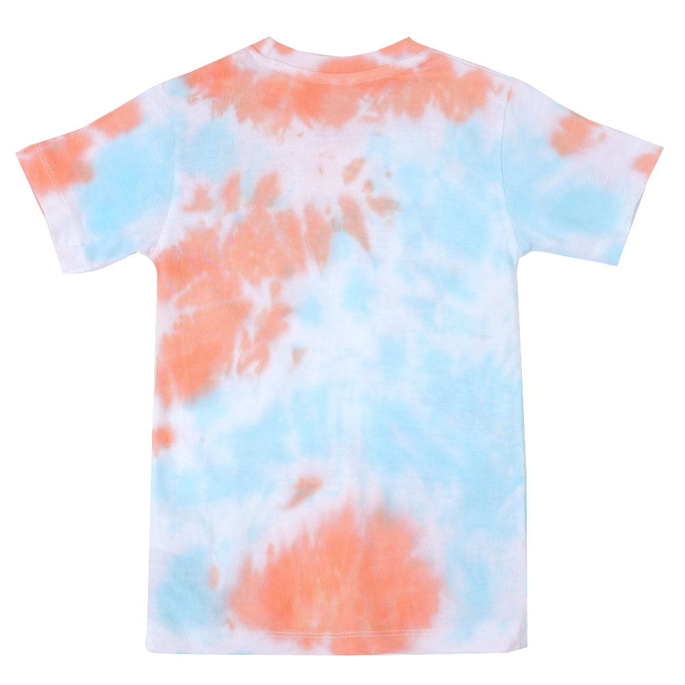 Boys Cotton T-Shirt Surf - Tie Dye