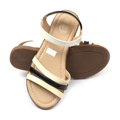 Fancy Sandals For Girls - White