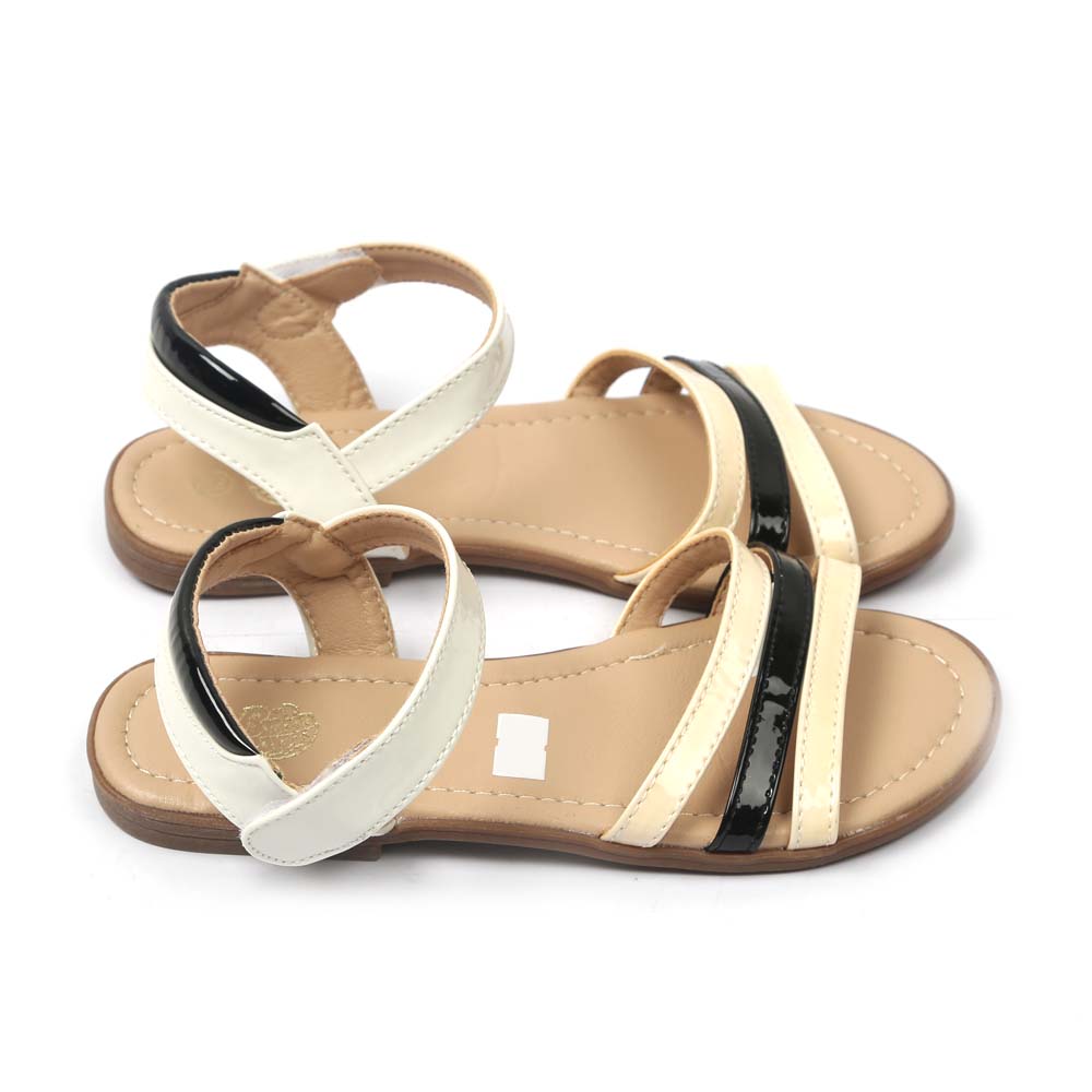 Fancy Sandals For Girls - White