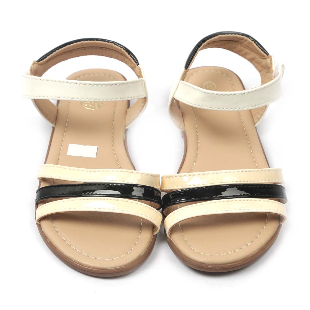 Fancy Sandals For Girls - White