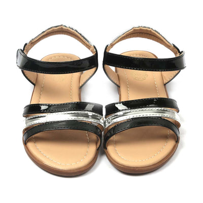 Fancy Design Sandal For Girls - Black (70201)