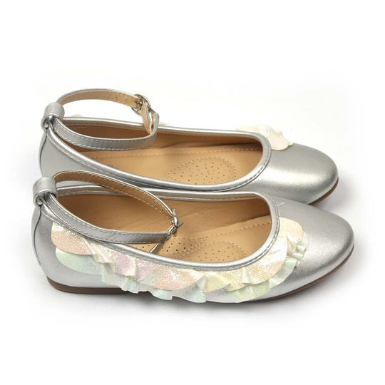 Girls Pumps 010-10 - Silver