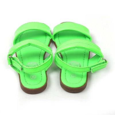 Fancy Shiny Sandal For Girls - Green (1005-28)
