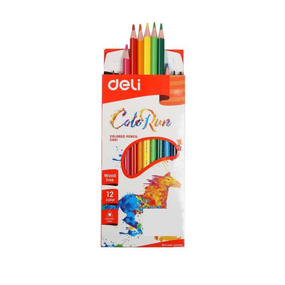 Deli Colo Run Color Pencil 12 Pcs (C00100)