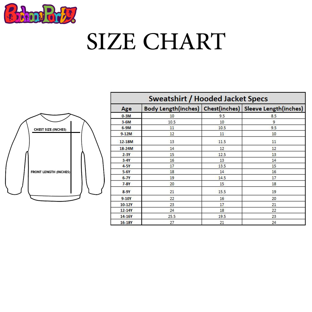 Boys Sweatshirt Cartoon Character - Sky Blue