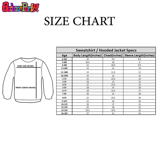 Boys Sweatshirt Cartoon Character - Sky Blue