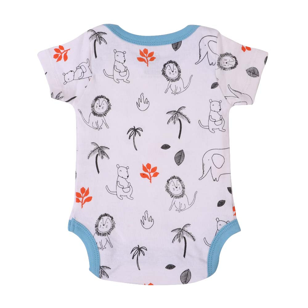 Jungle Romper For Infant- White