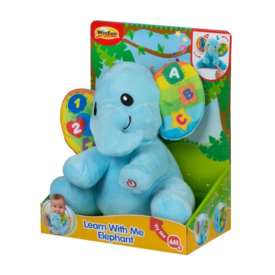 Learn With Me Elephant Toy For Kids (695)