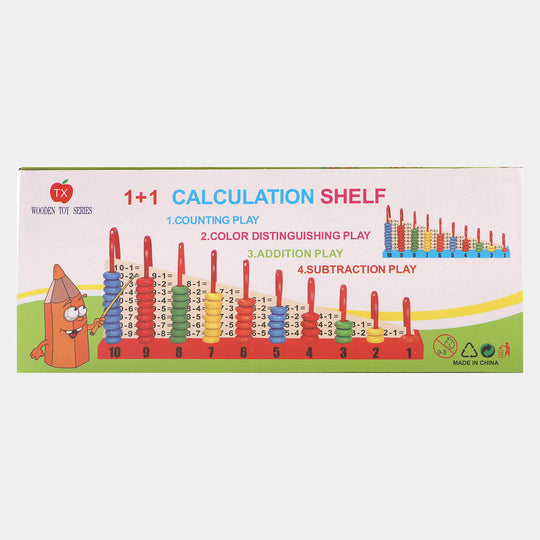 Wooden Toy Series Calculation Shelf (CS-123)