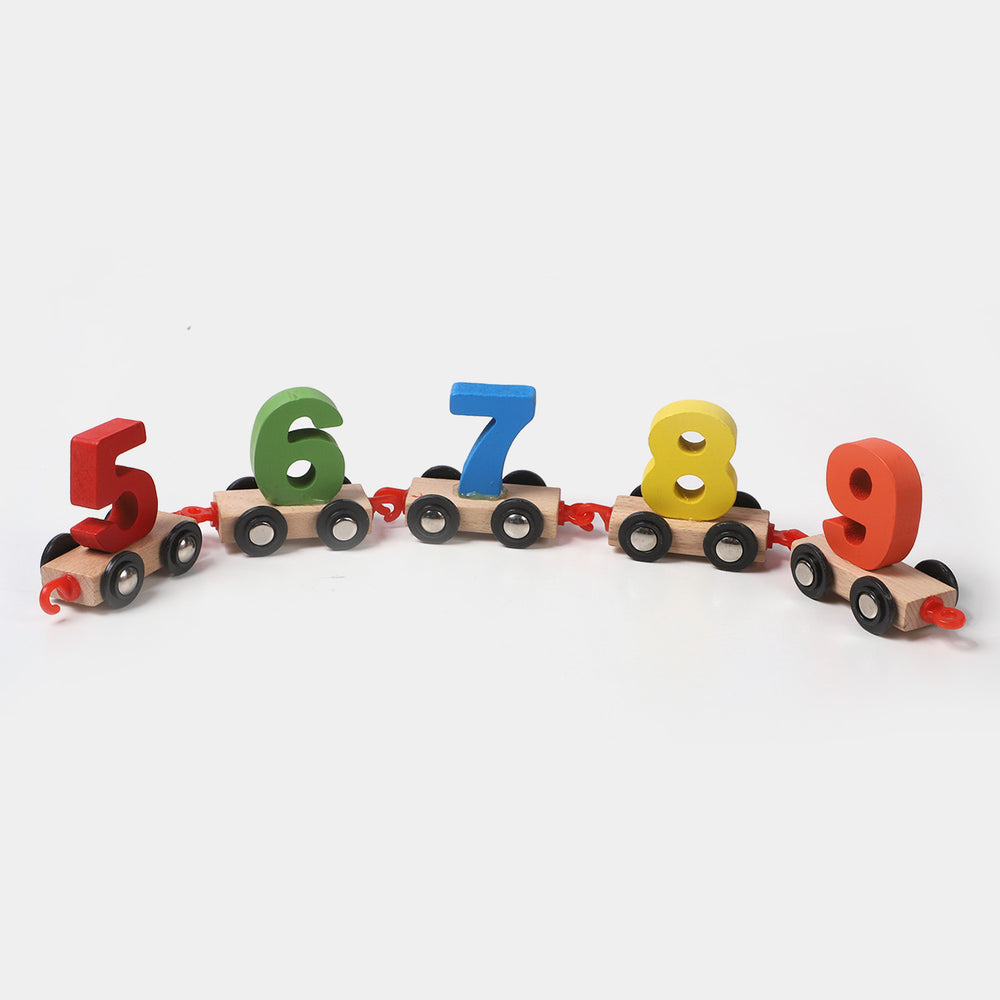 Educational Wooden Toys Digital Train