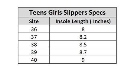 Teens Girls Slipper SL 55-4 - Blue/White