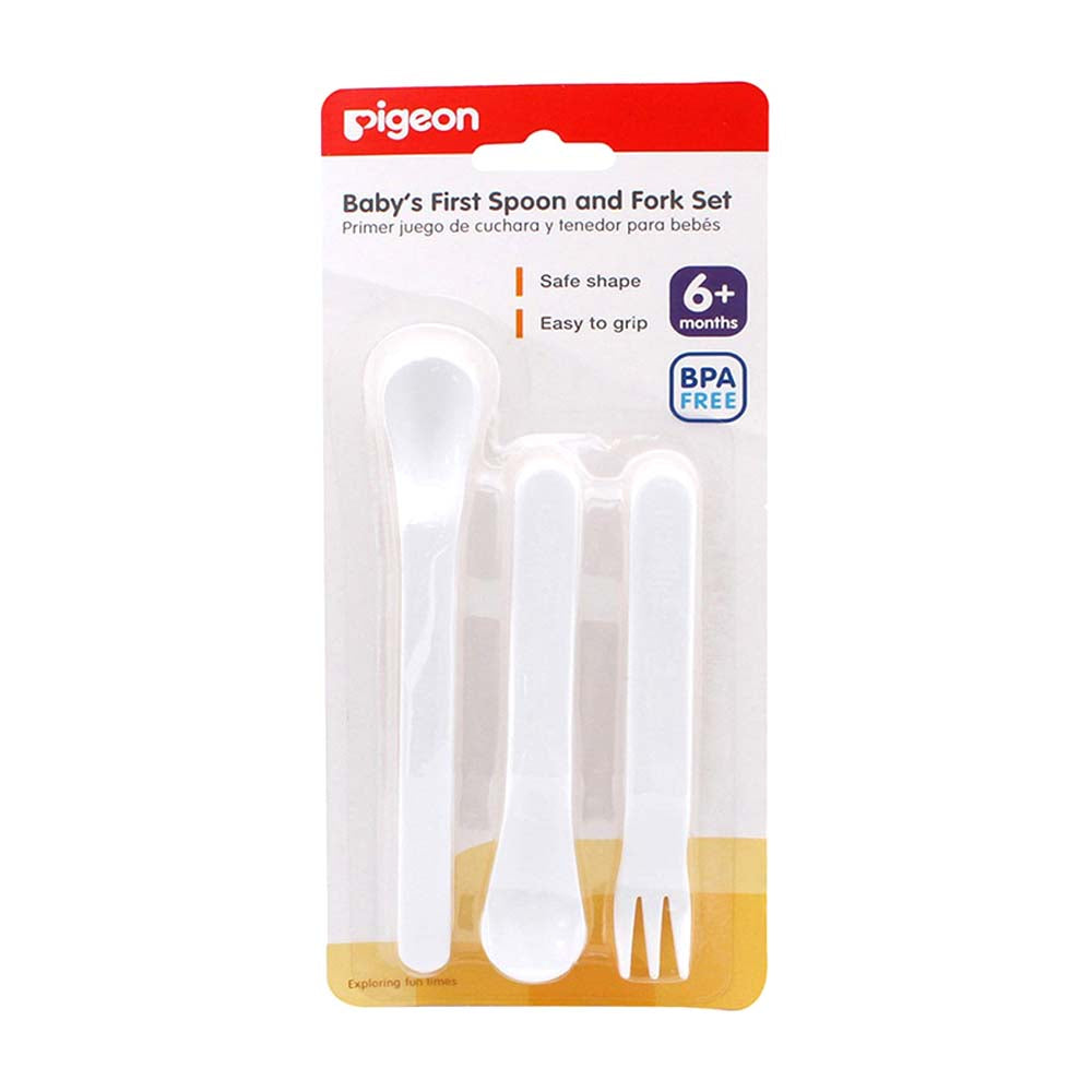 Pigeon Baby Spoon & Fork Set (D310)