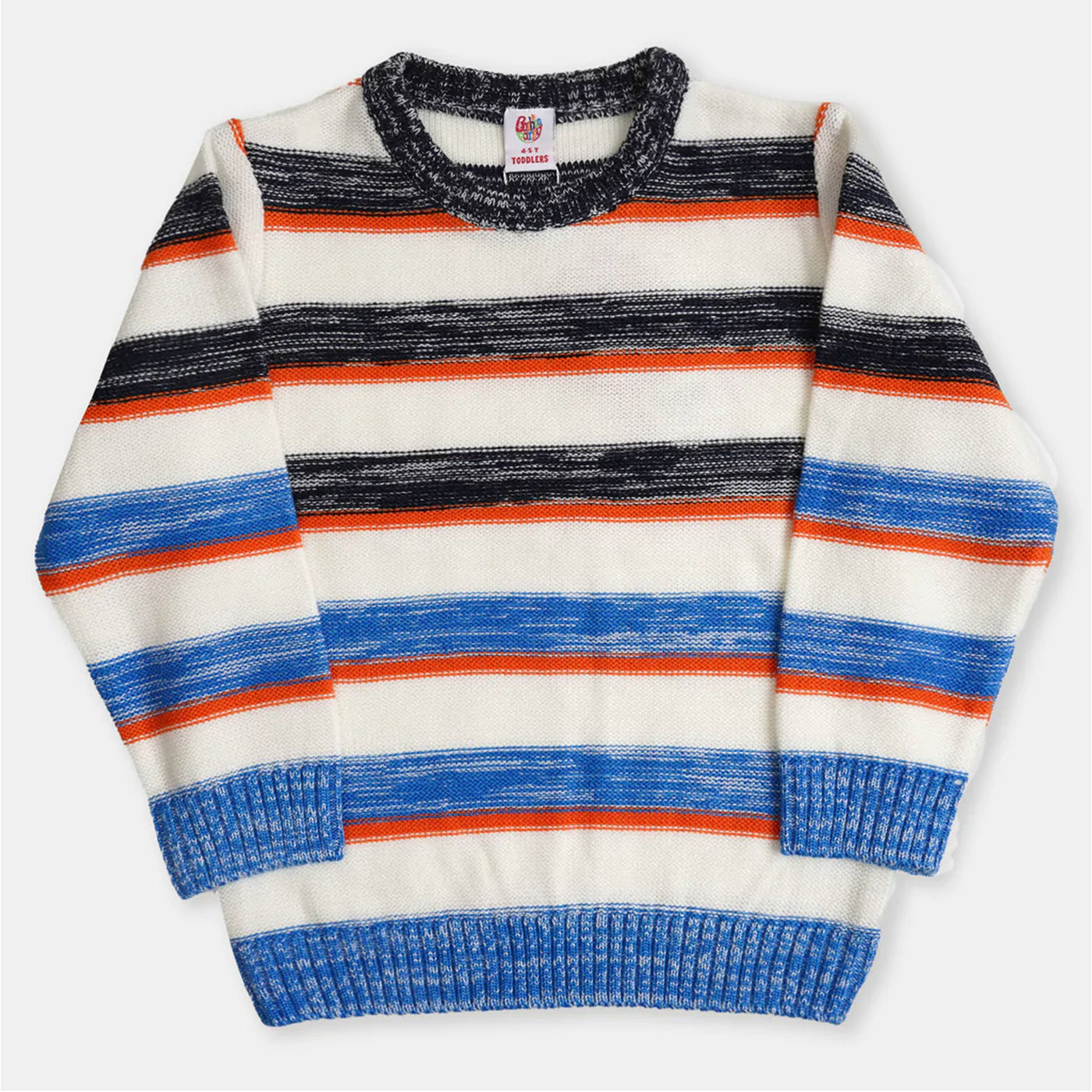 Boys Sweater Yarn Dyed - Mix