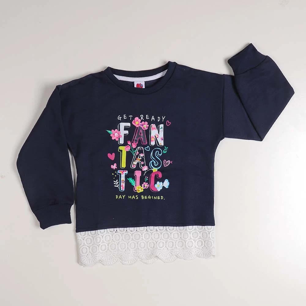 Girls Sweatshirt Fantastic - Navy