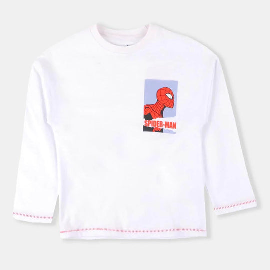 Boys T-Shirt Spidey - B. White