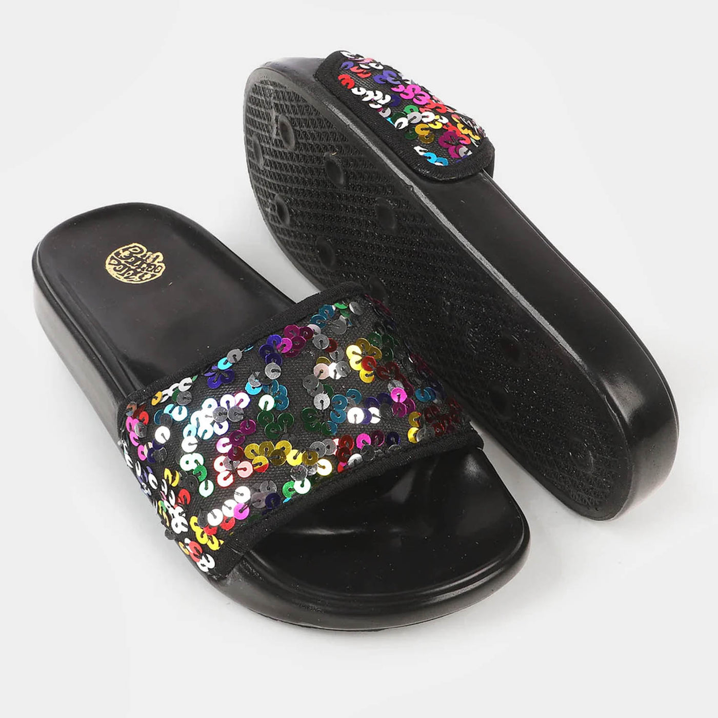 Girls Sequin Slipper SL 203-14 - Multi