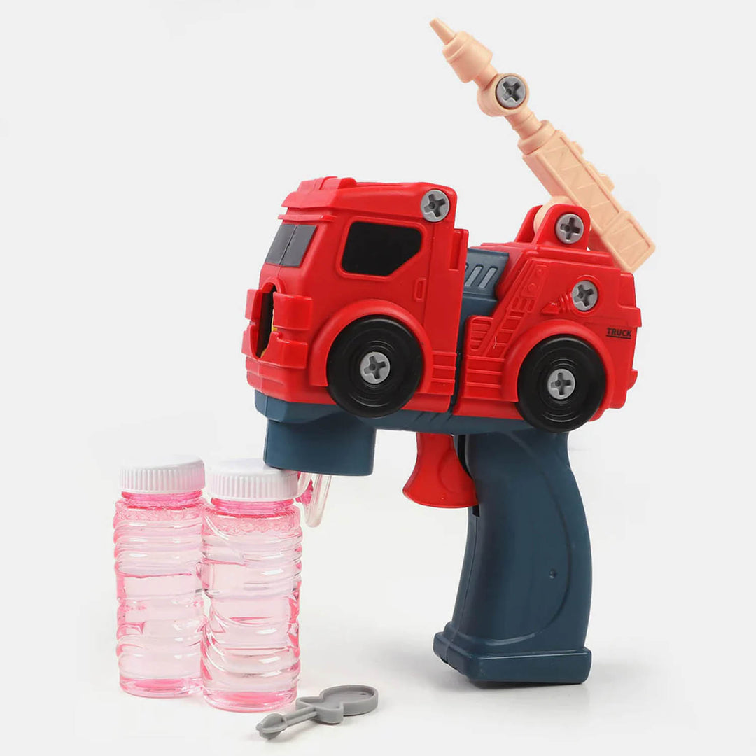 Fire Truck Bubble Shooting Toy