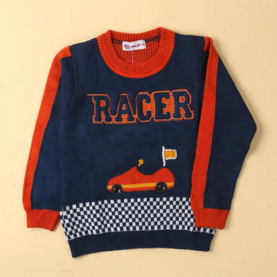 Racer Sweater For Boys - Blue