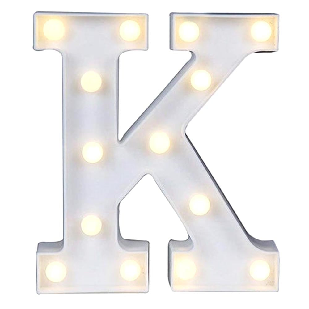 Decoration Alphabet Led Light -"K"