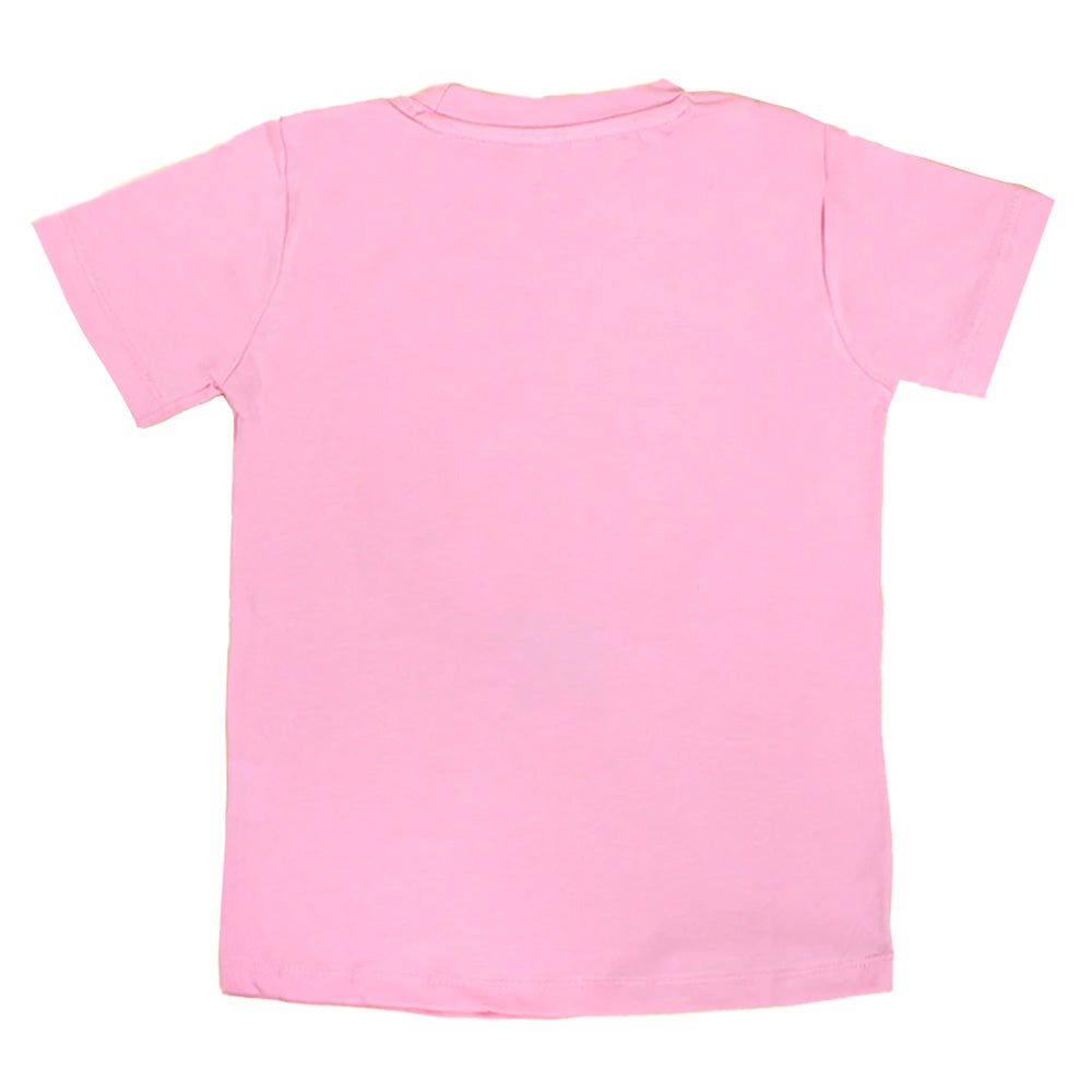 Girls T-Shirt Good Vibes E-C - Pink