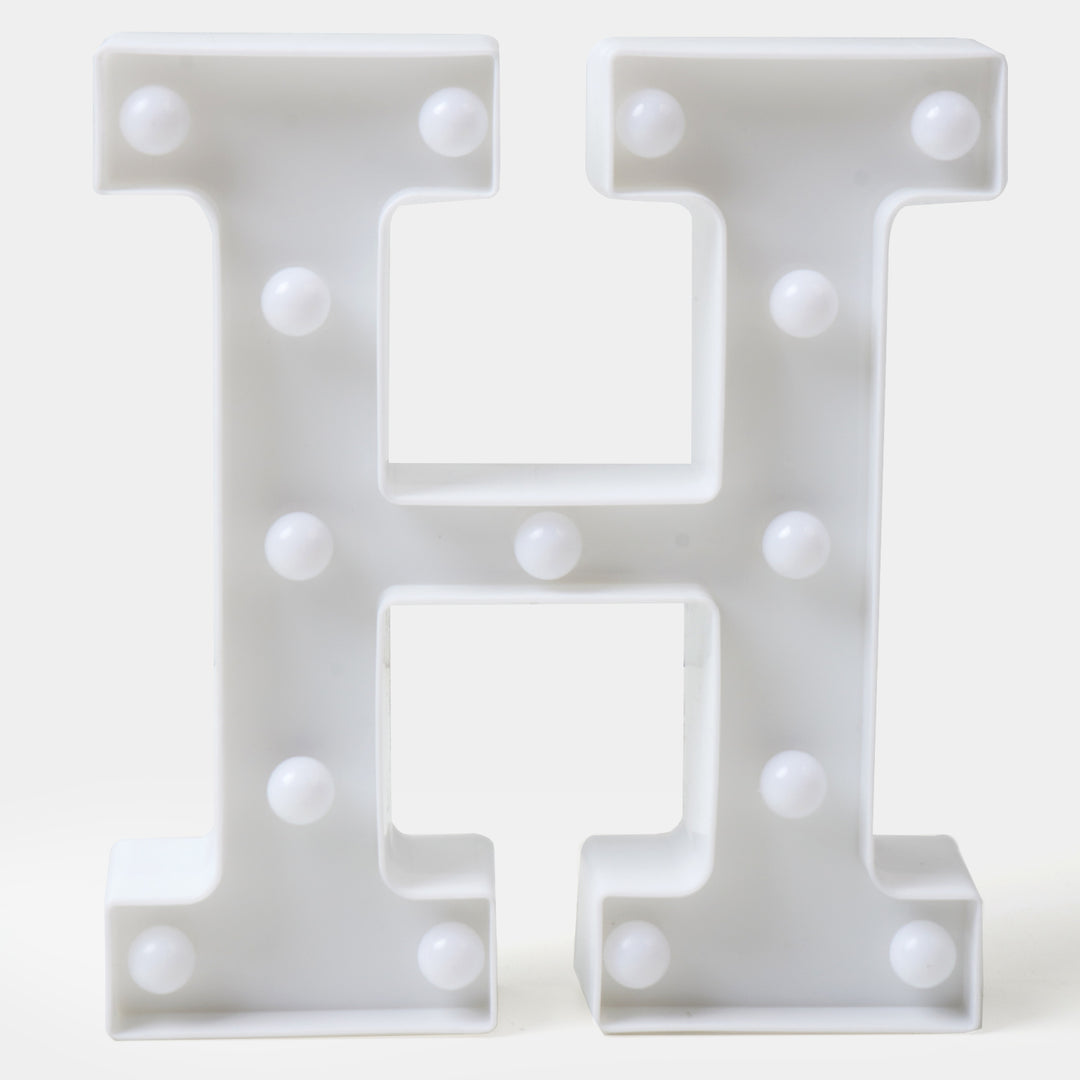 Decoration Alphabet Led Light -"H"