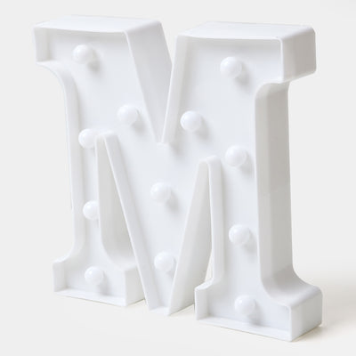 Decoration Alphabet Led Light -"M"