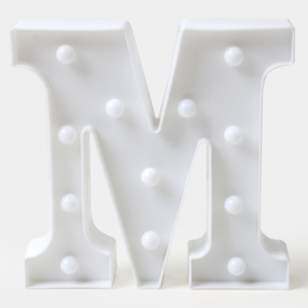 Decoration Alphabet Led Light -"M"