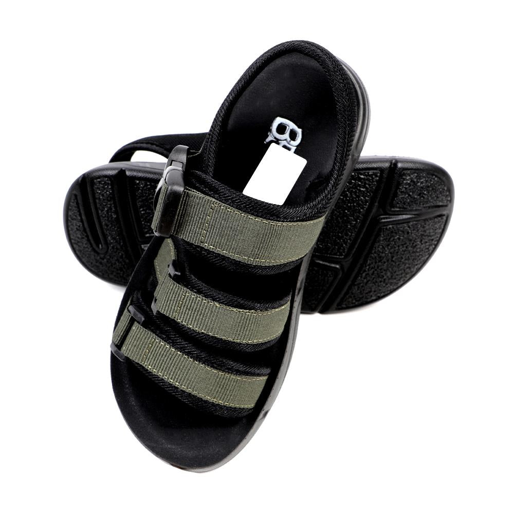 Casual Buckle Up Sandal For Boys - Green