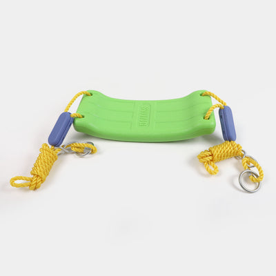 Kids Plastic Swing Seat Set with Rope for Indoor & Outdoor