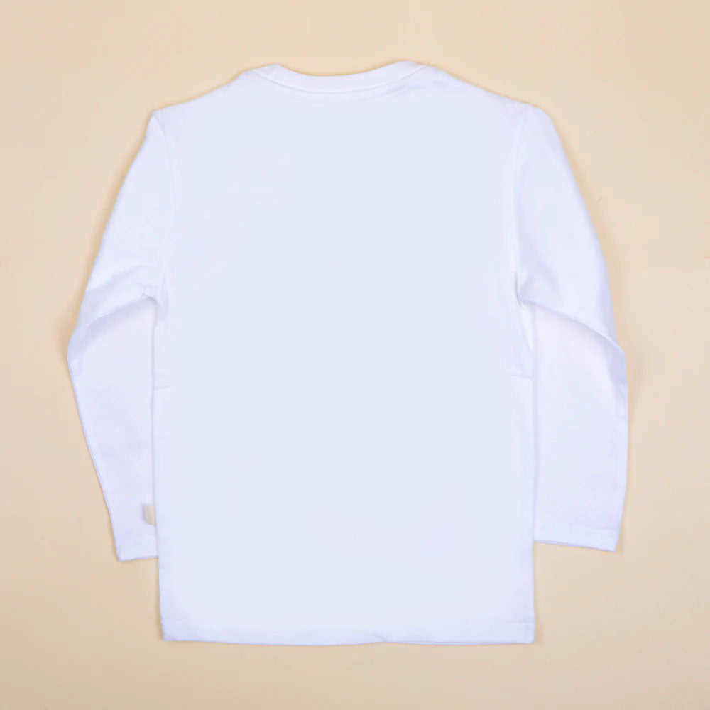 Universe T-Shirt For Boys - White