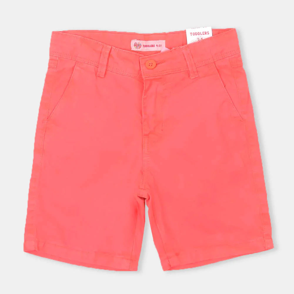 Boys Short Cotton Basic Colored - Pink