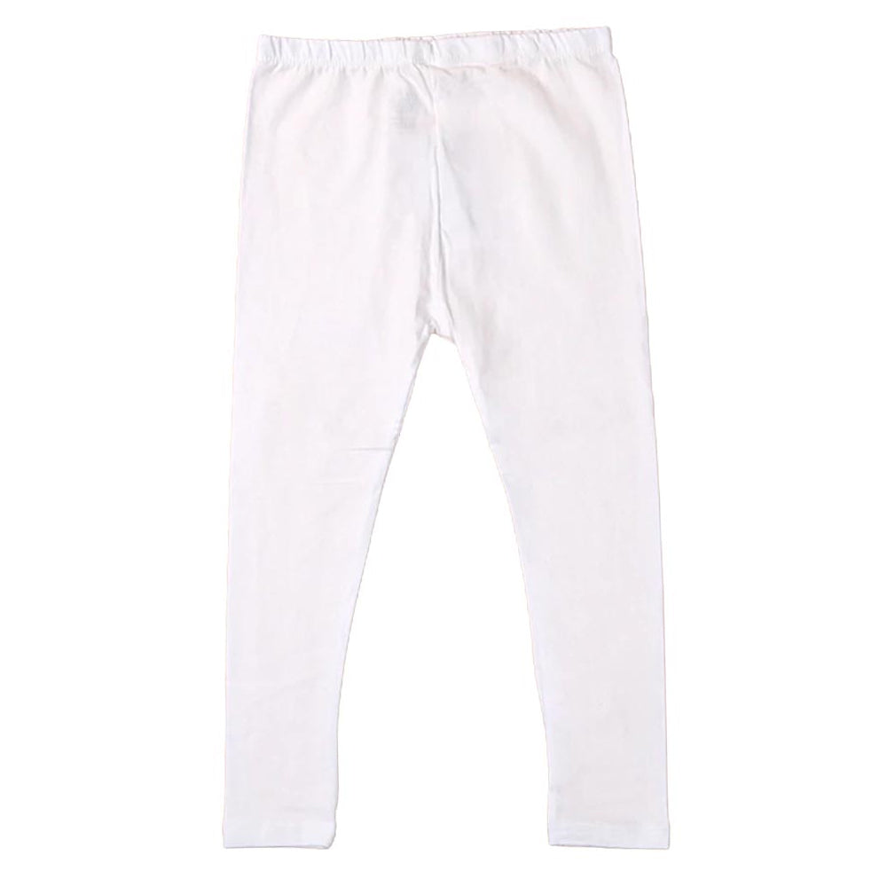 Girls Tight AOP E-C  - White