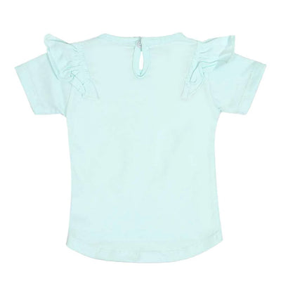 Infant Girls T-Shirt Drama Queen - Sky Blue